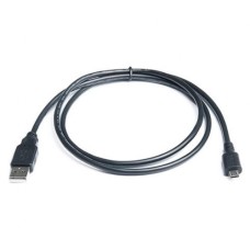 Дата кабель USB 2.0 AM to Micro 5P 1.0m Pro black REAL-EL (EL123500023)