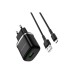 Зарядний пристрій BOROFONE BA36A High Speed USB QC3.0 + cable USB to Micro 5P 18W Black (6931474715982)