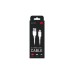 Дата кабель USB 2.0 AM to USB-C 1.0m Glow white 2E (2E-CCAC-WH_)