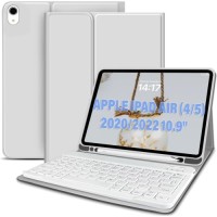 Чохол до планшета BeCover Keyboard Apple iPad Air (4/5) 2020/2022 10.9" Gray (711145)
