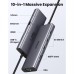 Концентратор Ugreen USB3.1 Type-C to HDMI/VGA/USB 3.0х3/RJ45/SD/TF/PD/35мм TRRS 100W 10-in-1 (15601)