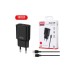 Зарядний пристрій XO L92C (2USB/2.4A) + USB - MicroUSB Чорний (XO-L92C-M)