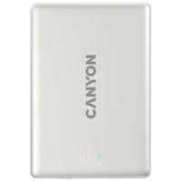 Батарея універсальна Canyon 5000mAh OnPower 500 PD20W Magnetic wireless MagSafe Grey (CNS-CPB500G)