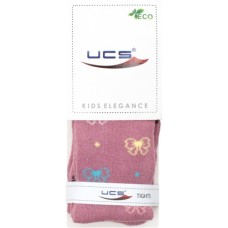 Колготки дитячі UCS Socks з бантиками (M0C0301-2427-98G-pink)