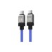 Дата кабель USB-C to USB-C 1.0m CoolPlay Fast Charging 100W blue Baseus (CAKW000203)