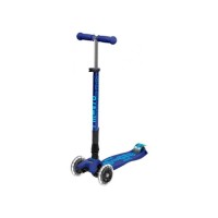 Самокат Micro Maxi Deluxe LED Темно-синій (MMD099)