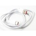 Дата кабель USB 2.0 AM to USB-C 1.0m 6A white Dengos (PLS-TC-6A-WHITE)