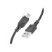 Дата кабель USB 2.0 AM to Micro 5P 1.0m Assistant silicone X101 black HOCO (6942007604055)