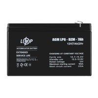 Батарея до ДБЖ LogicPower 12В 12 Ач (6-DZM-12) (16152)