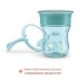 Поїльник-непроливайка Chicco Perfect Cup 200 мл. від 12 місяців (блакитна) (06951.25)