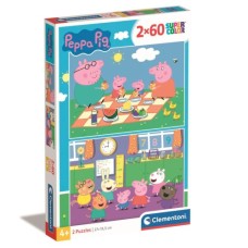 Пазл Clementoni 2 в 1 Peppa Pig, 2 по 60 елементів (24793)