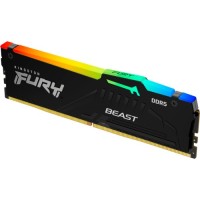 Модуль пам'яті для комп'ютера DDR5 32GB 5600 MHz Beast RGB Black Kingston Fury (ex.HyperX) (KF556C36BBE2A-32)