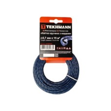Жилка косильна Tekhmann "Квітка кручена з кордом" 2,7 мм × 15 м (41527015)