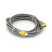 Дата кабель USB 2.0 AM/AF 5.0m ferrite grey yellow VEGGIEG (YT-AM/AF-5.0GY)