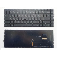 Клавіатура ноутбука HP EliteBook 745 G7/G8, 840 G7/G8 черна з ТП UA (A46209)