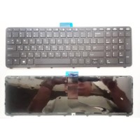 Клавіатура ноутбука HP ZBook 15 G1/G2, 17 G1/G2 черн з черн рамкаUA/RU (A46163)