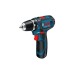 Шуруповерт Bosch GSR 12V-15 12В, 2х2А/год, 15-30Нм, 0-400/400-1300об/хв, набір 10 біт, кейс (0.601.868.10G)