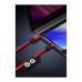 Дата кабель USB 2.0 AM to Lightning + Micro 5P + Type-C NB128 Magnetic Red XO (XO-NB128-RD)