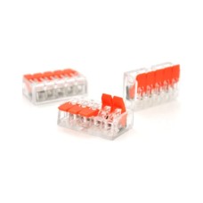 З'єднувач кабелю 5-pin аналог WAGO K221-415, 15штпак Voltronic (K221-415/15)