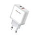 Зарядний пристрій ColorWay Power Delivery Port PPS USB (Type-C PD+ USB QC3.0) (45W) white (CW-CHS042PD-WT)