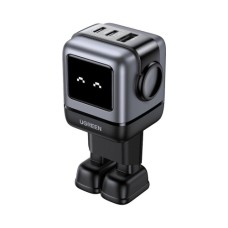 Зарядний пристрій Ugreen 1xUSB + 2xUSB-C 65W GaN CD361 gray (25685B)