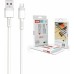 Дата кабель USB 2.0 AM to Micro 5P 1.0m 5A white XO (NB166-M-1-WH)