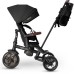 Дитячий велосипед QPlay Comfo Max складаний триколісний Black (T70 ComfoMaxBlack)