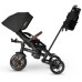 Дитячий велосипед QPlay Comfo Max складаний триколісний Black (T70 ComfoMaxBlack)