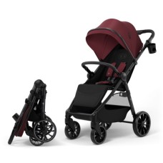 Коляска Kinderkraft Grande 2 Burgundy (KSGRAN02BRG0000) (5902533929573)