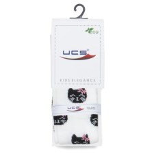 Колготки UCS Socks з котиками (M0C0301-2117-1G-white)