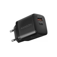 Зарядний пристрій AXAGON 1xUSB QC3.0 + 1xUSB-C PD20W black (ACU-PQ20)