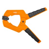 Струбцина Neo Tools затискач пружинний, пластик, 75мм (45-522)