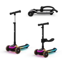 Самокат Kinderkraft 2-в-1 Raket Up Black (KRRAUP00BLK0000) (5902533930029)