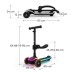 Самокат Kinderkraft 2-в-1 Raket Up Black (KRRAUP00BLK0000) (5902533930029)