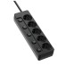 Мережевий фільтр живлення ColorWay CW-PSEA55SBK 5 розеток5м (CW-PSEA55SBK)