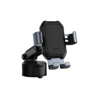 Універсальний автотримач Baseus Tank gravity car mount holder with suction base Tarnish Black (SUYL-TK01)