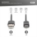 Дата кабель USB 2.0 AM to USB-C 3.0m black Digitus (AK-300148-030-S)