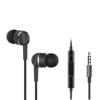 Навушники Ergo VM-701 3.5 мм Earphones Black (VM-701K)