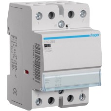 Автоматичний вимикач Hager 63 A 230V 2NO 3P (B) (ESC263)