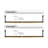 Модуль пам'яті для комп'ютера DDR5 32GB (2x16GB) 6000 MHz Onyx White Prologix (PRO32GB6000YW5K)