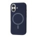 Чохол до мобільного телефона BeCover FIBRA Silicone OmniMag Apple iPhone 16 Deep Blue (716226)