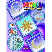 Набір для творчості Sequin Art SEASONS Cosmic ,Sun,Moon and Stars (SA1511)