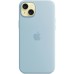 Чохол до мобільного телефона Apple iPhone 15 Plus Silicone Case with MagSafe - Light Blue,Model A3124 (MWNH3ZM/A)