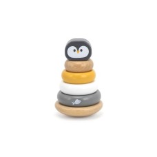 Розвиваюча іграшка Viga Toys PolarB дерев'яна пірамідка Пінгвінчик (44205)