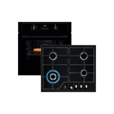 Комплект вбудованої техніки Electrolux Духова шафа EOF3H50BK + Варильна поверхня KGS6436RK (1)