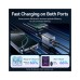Зарядний пристрій Vention 2xUSB-C PD45W GaN + cable USB-C to USB-C 1.0m black gray (TZ-FCDH0-EU)