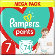 Підгузок Pampers трусики Pants Giant Розмір 7 (17+ кг) 74 шт. (8006540069622)