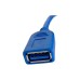 Дата кабель USB 3.0 AM/AF 1.5m 28 AWG, Super Speed Extradigital (KBU1632)