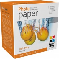 Фотопапір ColorWay 10x15 200г glossy, 500с (PG2005004R)