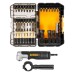 Набір біт DeWALT Pz1,2/Ph1,2/T15,20,25,27,30, 25мм, Ph1/Pz2/T25, 57мм, з кутовою насадкою (DT70782)